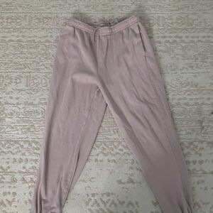 Women's Pink Jogger Pants - Casual Drawstring Sweatpants